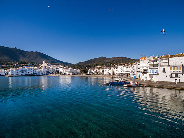 istock Cadaques city Aerial view, Spain 625380044