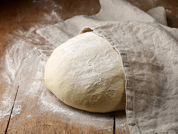 新鮮な生の生地 - dough sphere kneading bread ストックフォトと画像