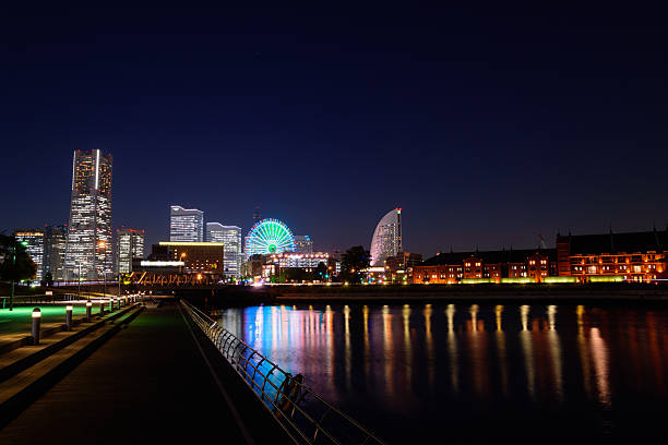 istock Skyscrapers at Minatomirai, Yokohama at night 625383208