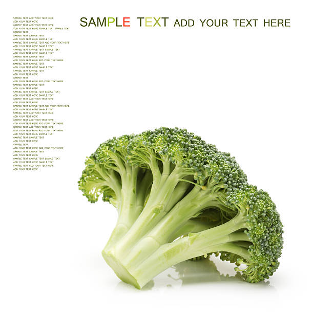 Broccoli vegetable Broccoli vegetable on white background brokoli stock pictures, royalty-free photos & images
