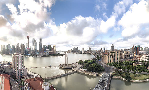 istock Shanghai skyline and cityscape 625388736