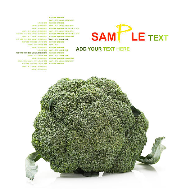 Broccoli vegetable Broccoli vegetable on white background brokoli stock pictures, royalty-free photos & images