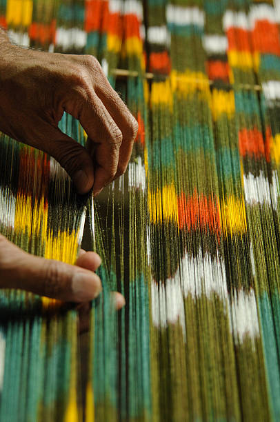 istock production and weaving of carpets and fabrics 625392104