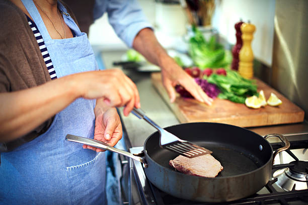 istock Cooking Senior Couple Togetherness Concept 625394212