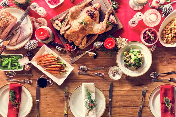 istock Christmas Family Dinner Table Concept 625394368