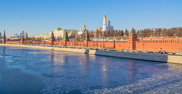 istock Kremlin Embankment in Moscow 625438574