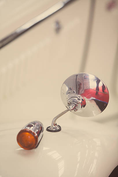 istock Vintage car mirror and turn signal 625438832
