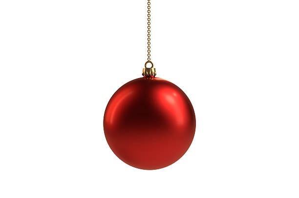 istock Isolated Red Christmas ball ornament 625440494