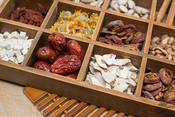istock Chinese Herbal Medicine in box 625442672
