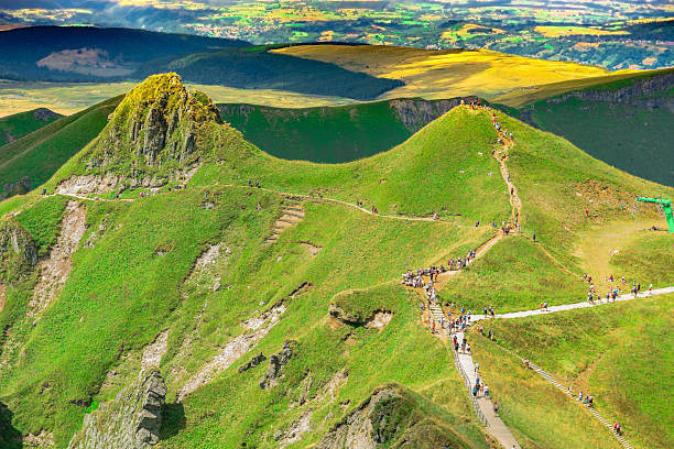 Volcanic mountains in France (Puy de Sancy, France)