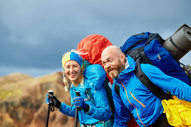 istock hikers in the mountains, Iceland 625442888