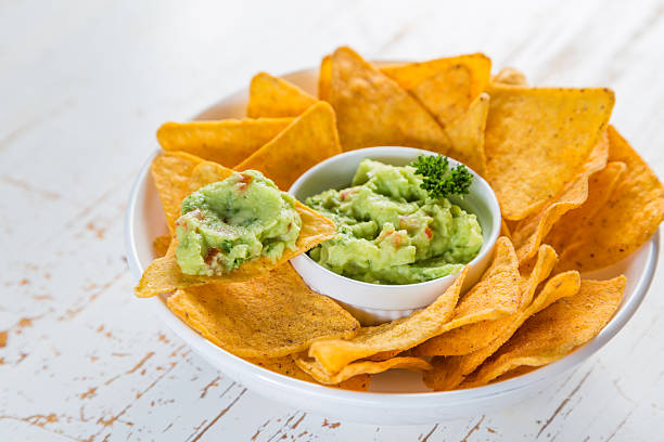 istock Guacamole sauce and nachos 625460774