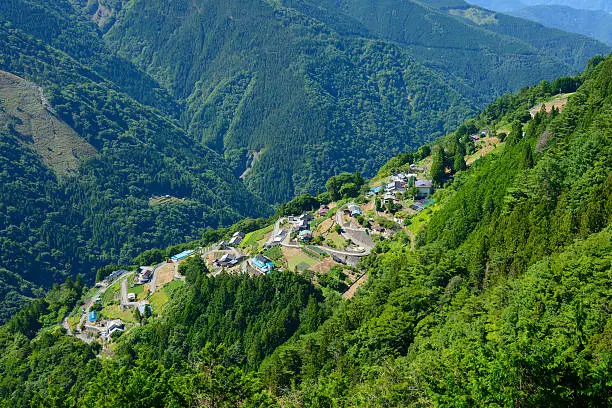 Shimoguri village in Iida, Nagano, Japan