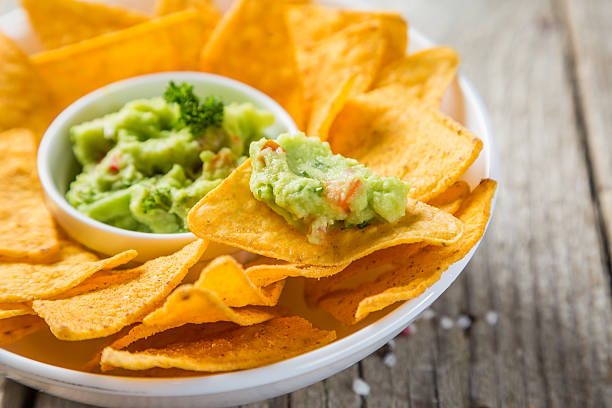 istock Guacamole sauce and nachos 625466206