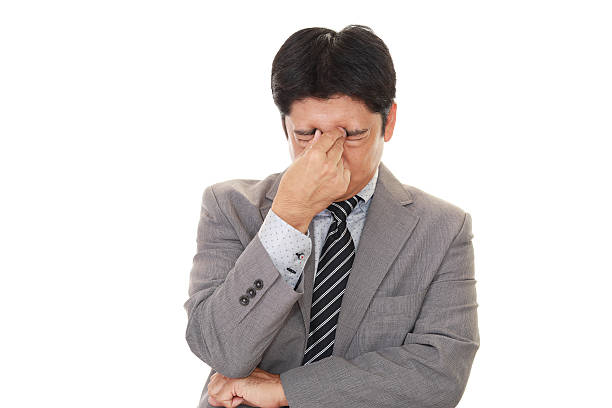 istock Tired Asian businessman 625468132