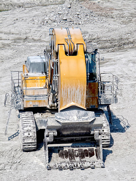 istock earthmover with ripper in a chalk rock mine 625473116
