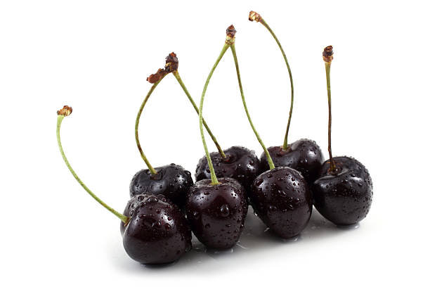 istock Group of black cherries 625473474
