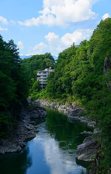 Tenryukyo valley in Iida, Nagano, Japan