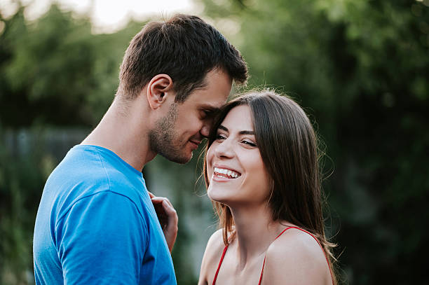 istock Couple hugging, flirting and laughing 625483564