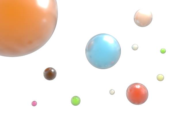 istock flying reflective colorful balls isolated on white 3d illustration 625483954