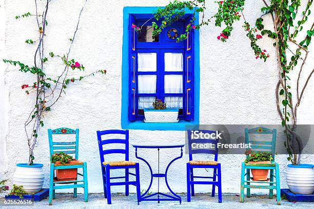 S Mall Street Tavernas Kos Island Stock Photo - Download Image Now - Greece, Mykonos, Naxos - Greek Islands