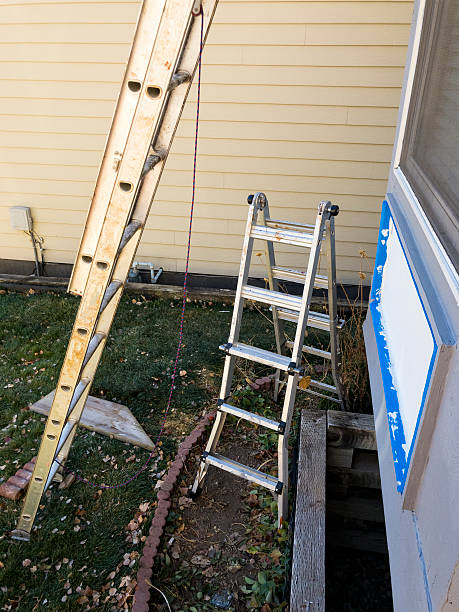 istock Ladders and House Exterior Painting Project 625526826