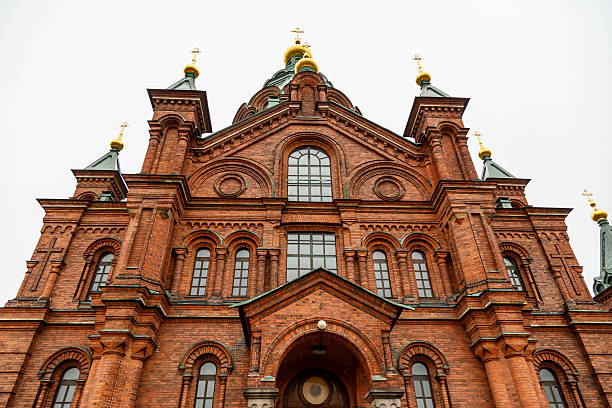 istock Uspenskin cathedral in Helsinki autumn view 625526984