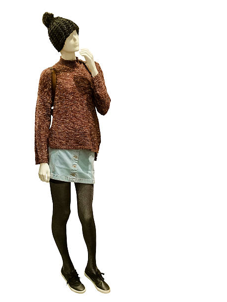 istock Female mannequin wearing sweater. 625529374