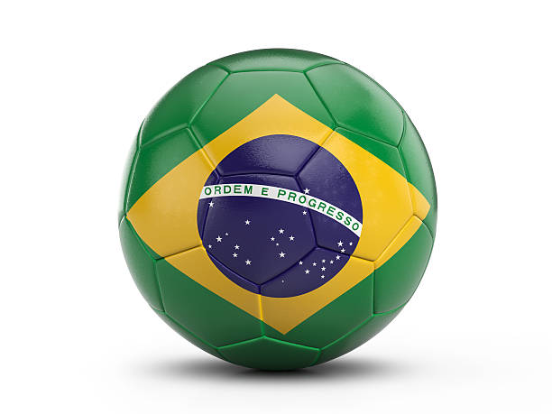istock Soccer ball Brazil flag 625598394