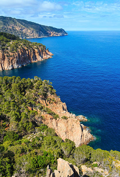 istock Summer sea rocky coast view (Spain). 625603084