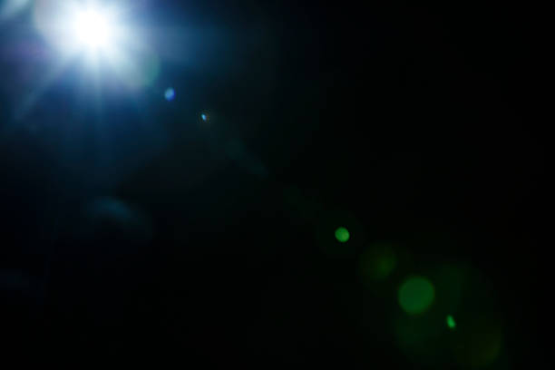 istock Bright lens flare with strong light in corner 625604164