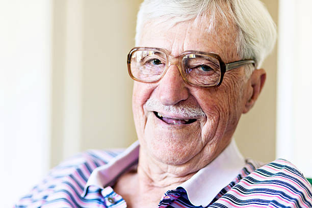 istock Confident, laughing, 90-year-old man in spectacles 625607238
