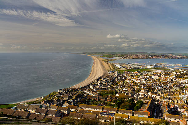 istock The Chesil Beach, seen from Portland Bill. 625608352