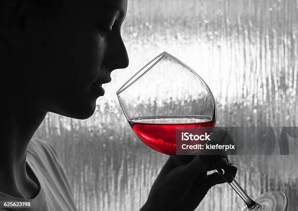 Woman Tasting Wine Stock Photo - Download Image Now - Alcohol - Drink, Women, Drink