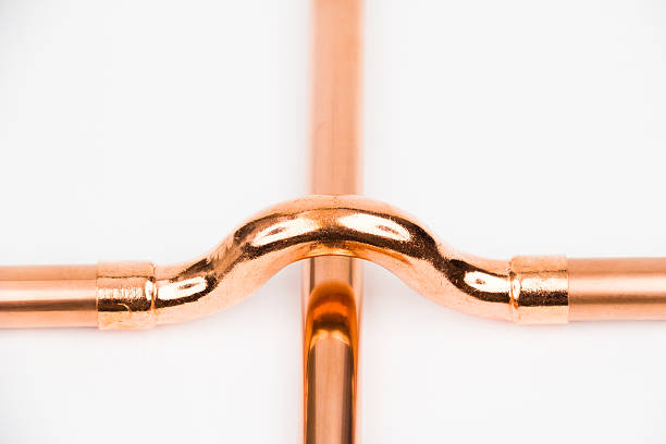 istock The part of copper installation 625625978