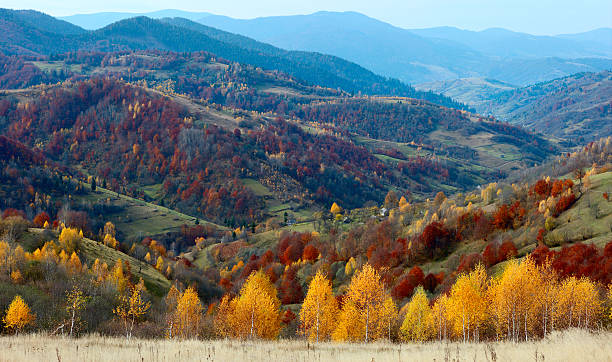 istock Autumn in the Carpathian mountains 625626828