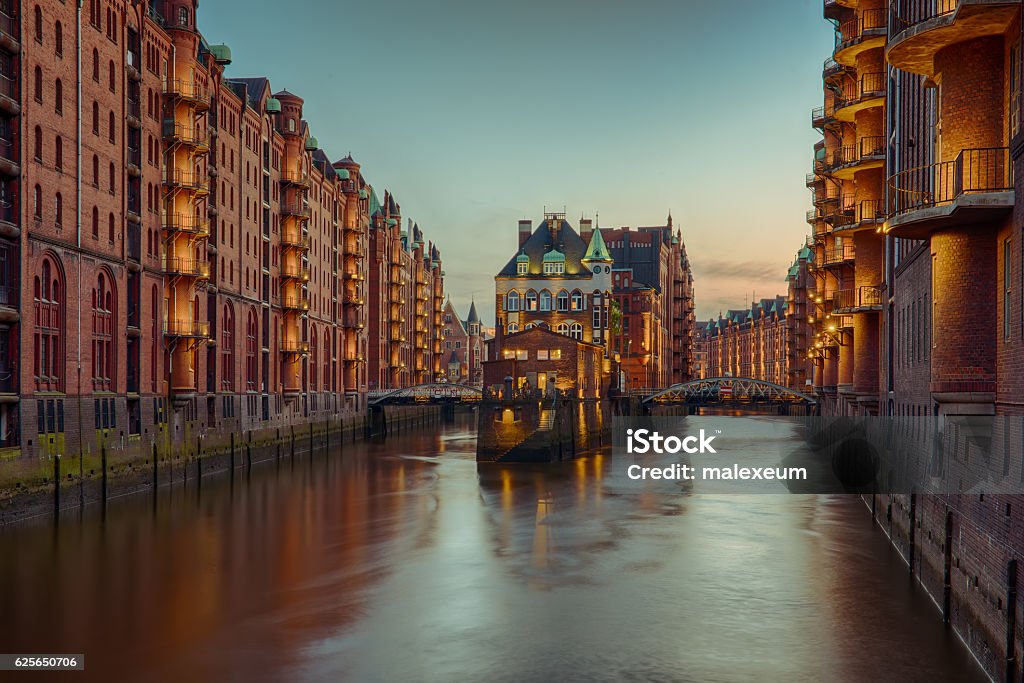 Old Speicherstadt in Hamburg Hamburg - Germany Stock Photo