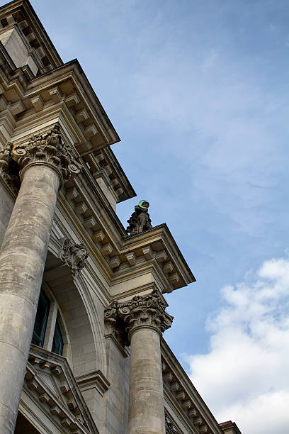 istock Bottom view of Reichstag Building in Berlin. 625650868