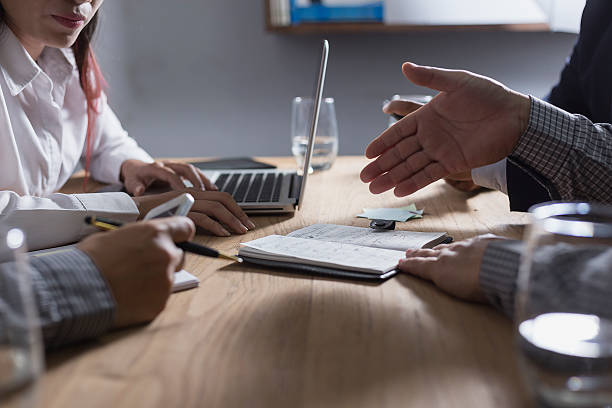 istock Businessman meeting conference discussion corporate concept 625651020