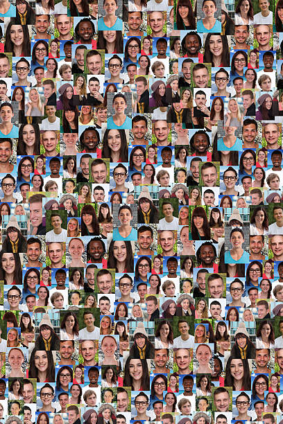 istock Collection of young people background collage large group 625653850