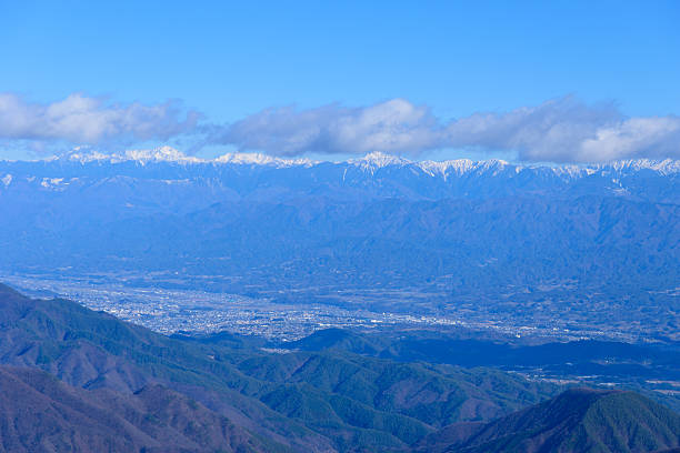 istock Japanese Alps view from Mt.Ena in Japan 625663260