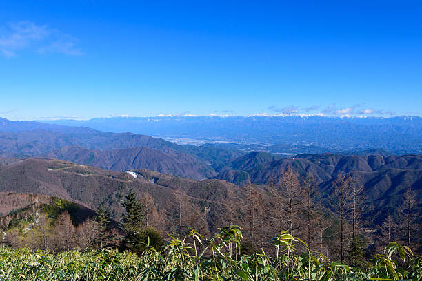 istock Japanese Alps view from Mt.Ena in Japan 625663306