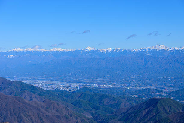 istock Japanese Alps view from Mt.Ena in Japan 625663558