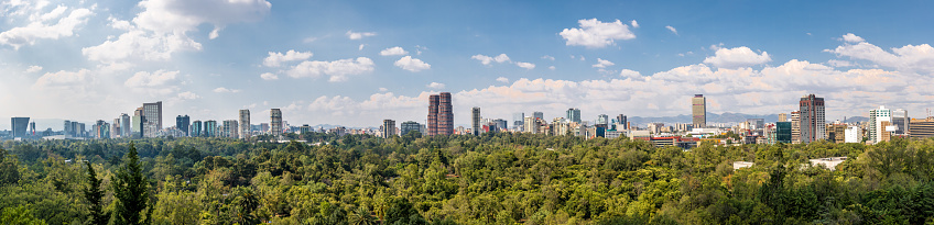 Panoramic View of Mexico City