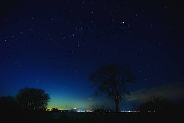 istock Starry sky in Lake Biwa. 625663944