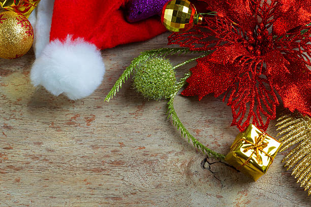 istock Christmas and New Year Background With Decorations 625668748