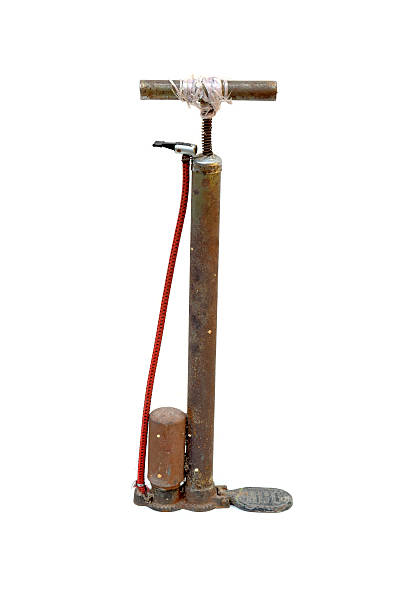 istock The old pump isolated on white background. 625669454