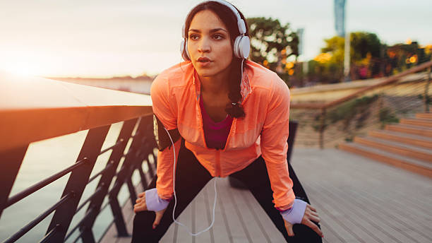 istock Sporty Woman Exhausted After Exercise. 625682416