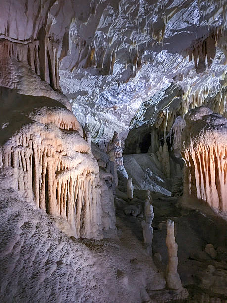 istock White stalactite in Postojna Caves, Slovenia 625682570