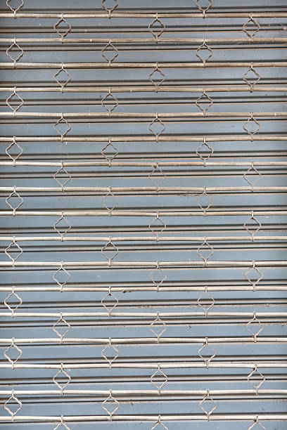 istock Old steel door texture pattern or steel door background 625686684